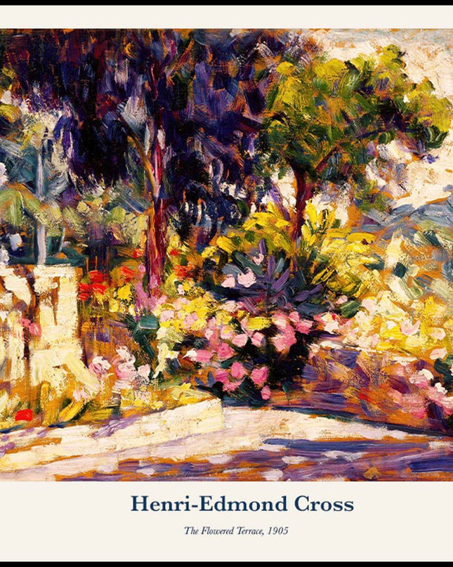 Henri-Edmond Cross - The Flowered Terrace Poster