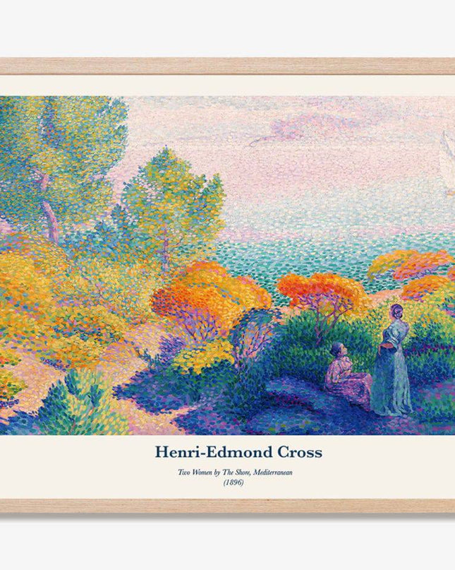 Henri-Edmond Cross - Two Women by The Shore Poster