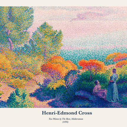 Henri-Edmond Cross - Two Women by The Shore Poster