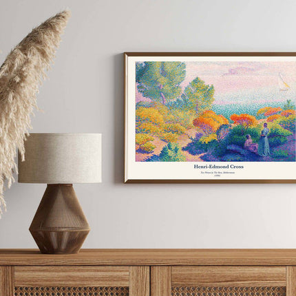 Henri-Edmond Cross - Two Women by The Shore Poster