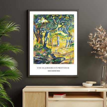 Henri-Edmond Cross - Une Clairière en Provence Poster