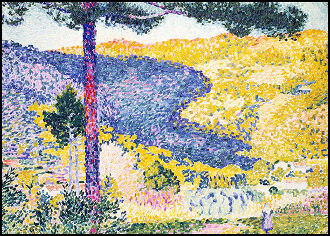 Henri-Edmond Cross - Valley with Fir - Shade on the Mountain