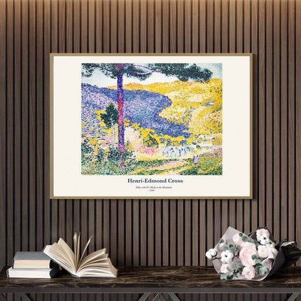 Henri-Edmond Cross - Valley with Fir (Shade on the Mountain) Poster