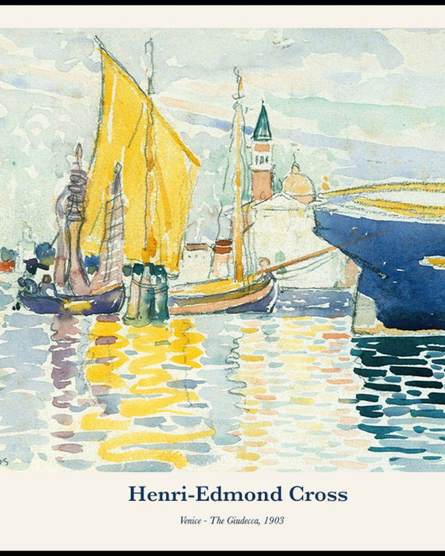 Henri-Edmond Cross - Venice - The Giudecca Poster