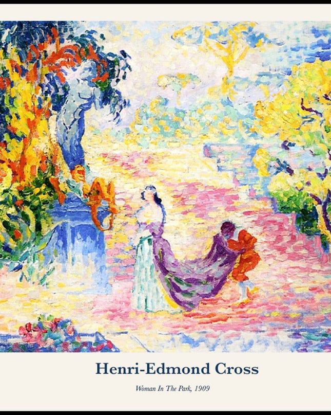 Henri-Edmond Cross - Woman In The Park Poster