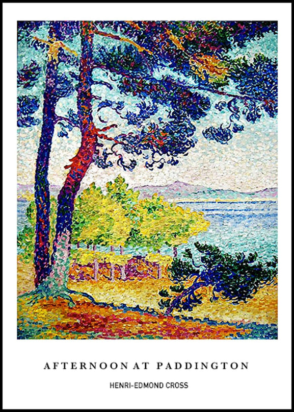 Henri-Edmond Cross poster - Afternoon at Pardigon Var Poster