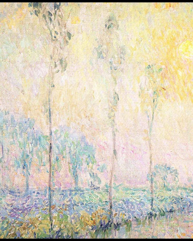 Henri Le Sidanier - The Stream at Sunset