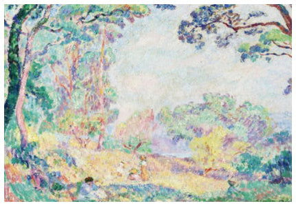 Henri Lebasque - Jeunes Femmes Et Fillettes Dans Un Paysage