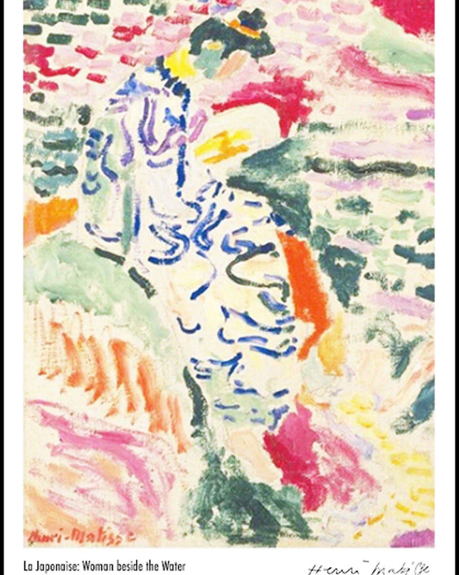 Henri Matisse - La Japonaise 'Woman beside the Water' Poster