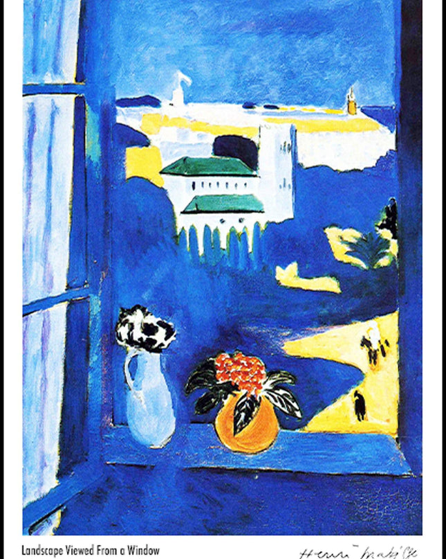 Henri Matisse - Landscape Viewed from a Window Poster