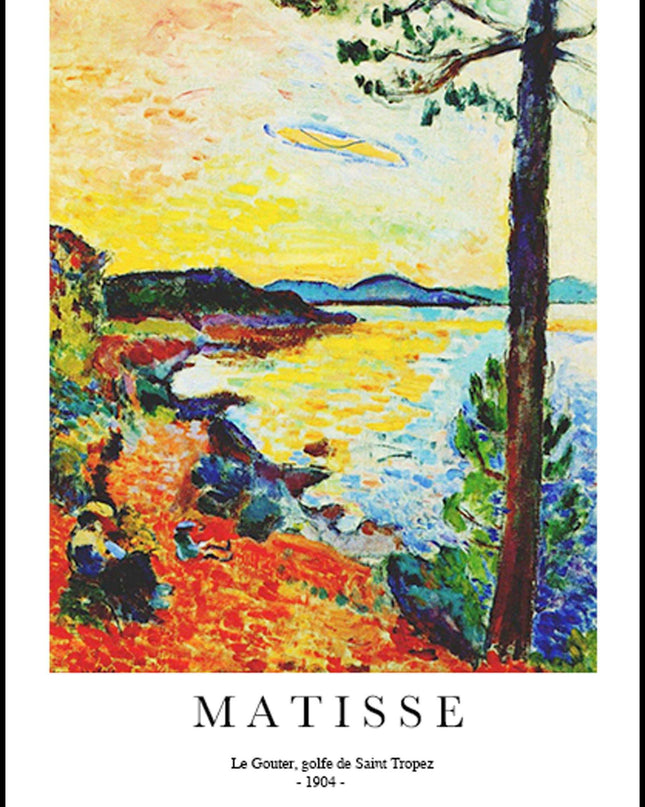 Henri Matisse - Le Gouter 'Golfe de Saint Tropez' Poster