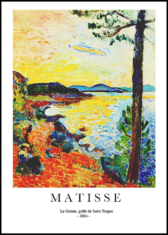 Henri Matisse - Le Gouter 'Golfe de Saint Tropez' Poster