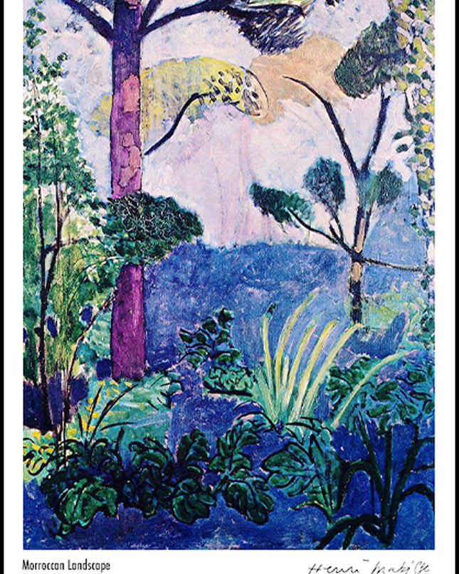 Henri Matisse - Moroccan Landscape Poster
