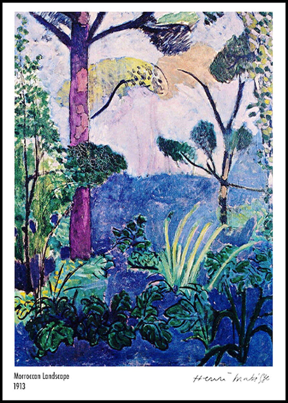Henri Matisse - Moroccan Landscape Poster