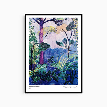 Henri Matisse - Moroccan Landscape Poster