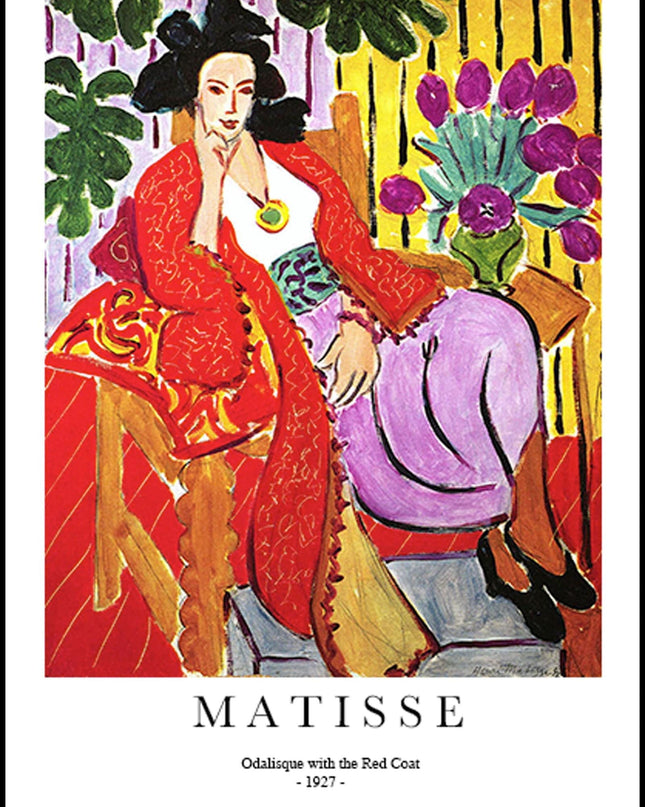 Henri Matisse - Odalisque with the Red Coat Poster