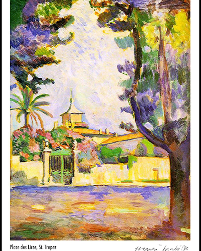 Henri Matisse - Place des Lices, St. Tropez Poster