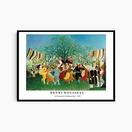 Henri Rousseau - A Centennial of Independence Poster