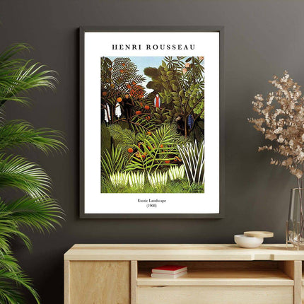 Henri Rousseau - Exotic Landscape Poster