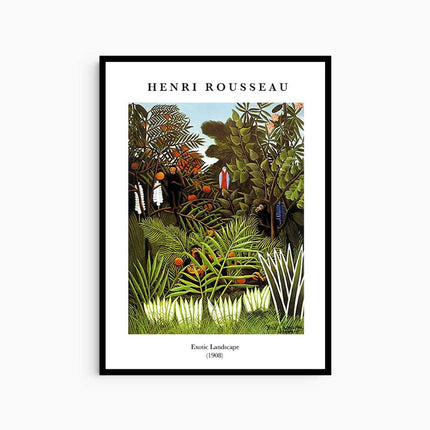 Henri Rousseau - Exotic Landscape Poster