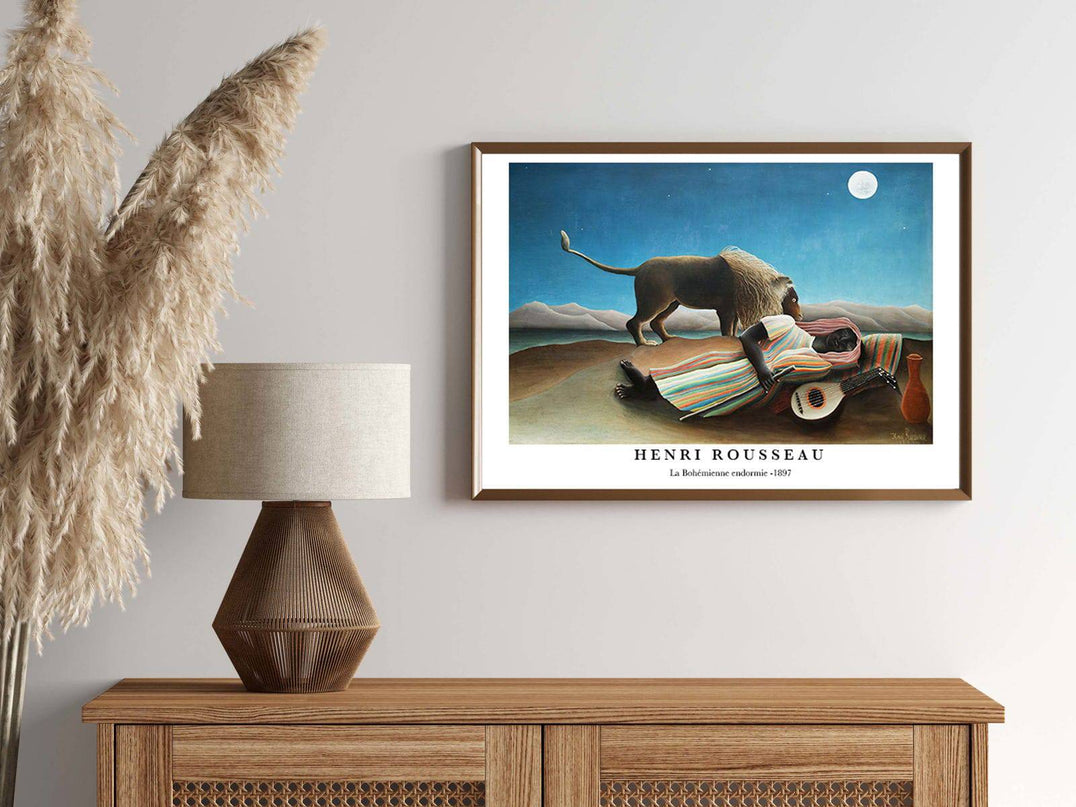 Henri Rousseau - La Bohémmienne endormie Poster