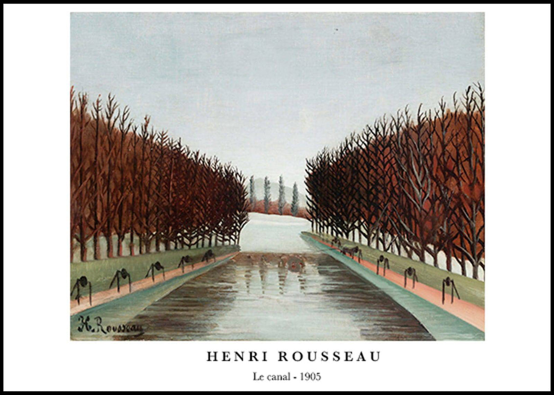 Henri Rousseau - Le Canal Poster