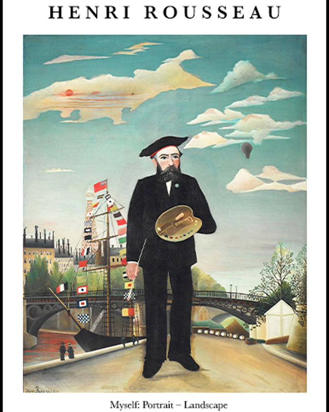 Henri Rousseau - Myself 'Portrait' Poster