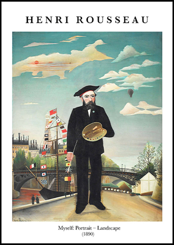 Henri Rousseau - Myself 'Portrait' Poster