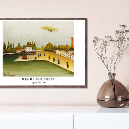 Henri Rousseau - Quai d'Ivry Poster