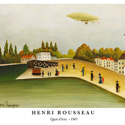 Henri Rousseau - Quai d'Ivry Poster