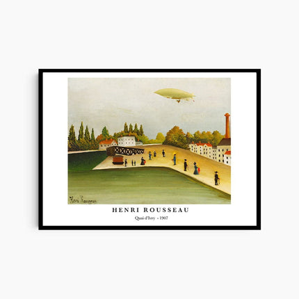 Henri Rousseau - Quai d'Ivry Poster