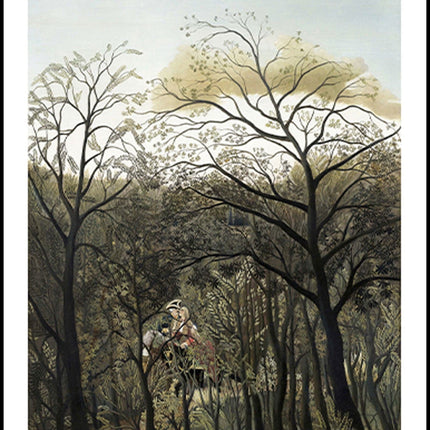 Henri Rousseau - Rendez-vous in the Forest Poster