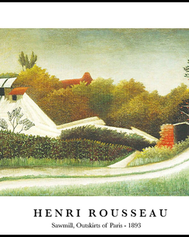 Henri Rousseau - Samwill, Outskirts of Paris Poster
