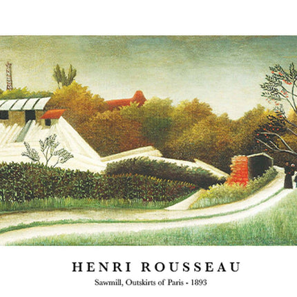 Henri Rousseau - Samwill, Outskirts of Paris Poster