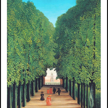 Henri Rousseau - The Avenue in Saint-Cloud Park Poster