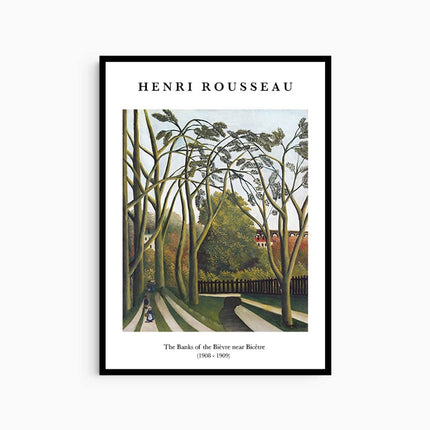 Henri Rousseau - The Banks of the Bièvre near Bicêtre Poster