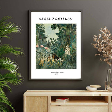 Henri Rousseau - The Equatorial Jungle Poster