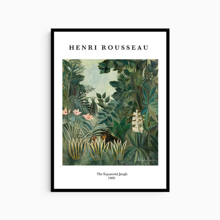 Henri Rousseau - The Equatorial Jungle Poster