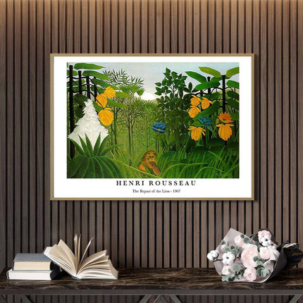 Henri Rousseau - The Repast of the Lion Poster