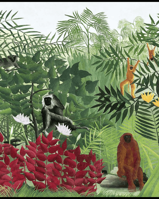 Henri Rousseau - Tropical Forest with Monkeys