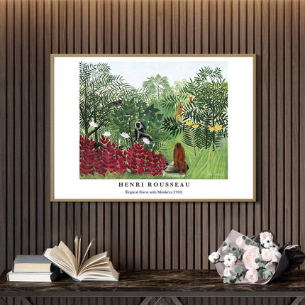 Henri Rousseau - Tropical Forest with Monkeys Poster