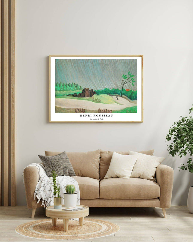 Henri Rousseau - Un Matin de Pluie Poster
