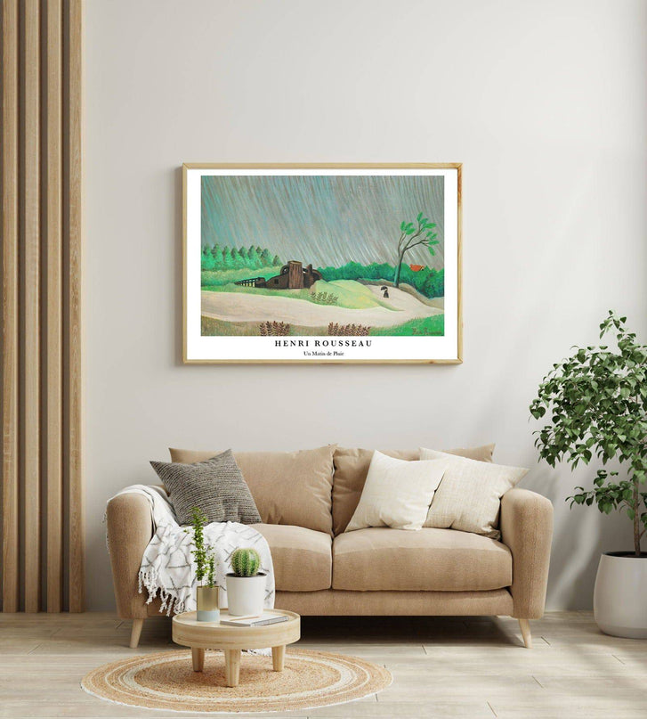 Henri Rousseau - Un Matin de Pluie Poster