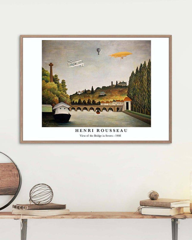 Henri Rousseau - View of the Bridge in Sevres Poster