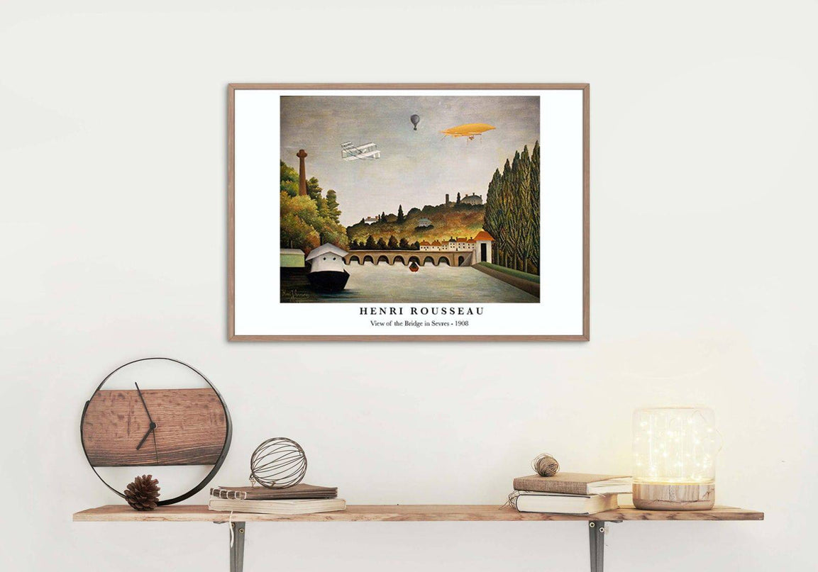Henri Rousseau - View of the Bridge in Sevres Poster