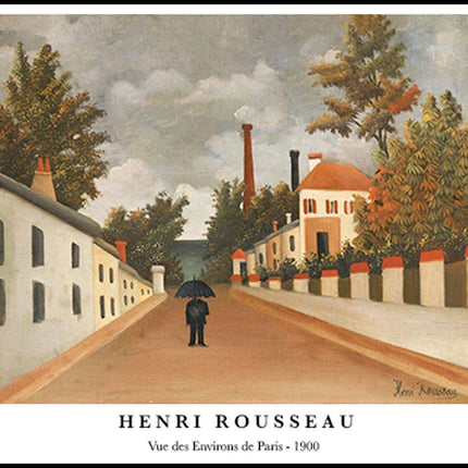 Henri Rousseau - Vue des Environs de Paris Poster