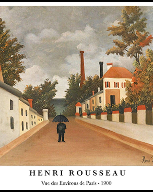 Henri Rousseau - Vue des Environs de Paris Poster