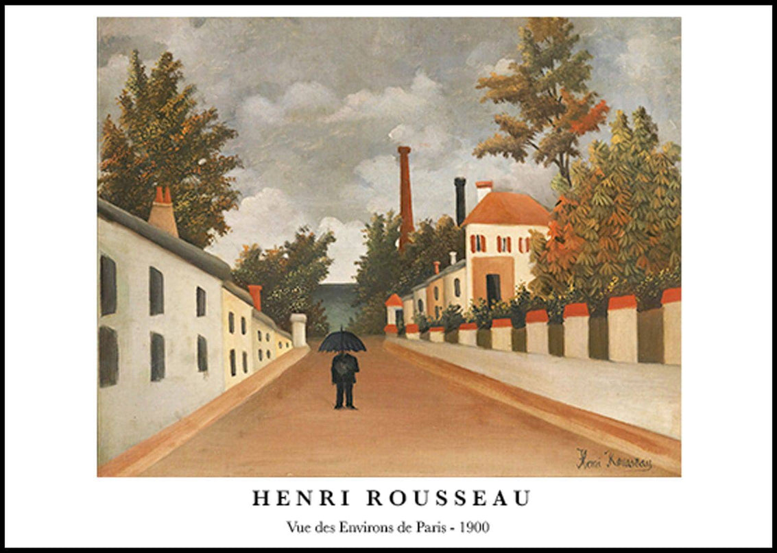 Henri Rousseau - Vue des Environs de Paris Poster