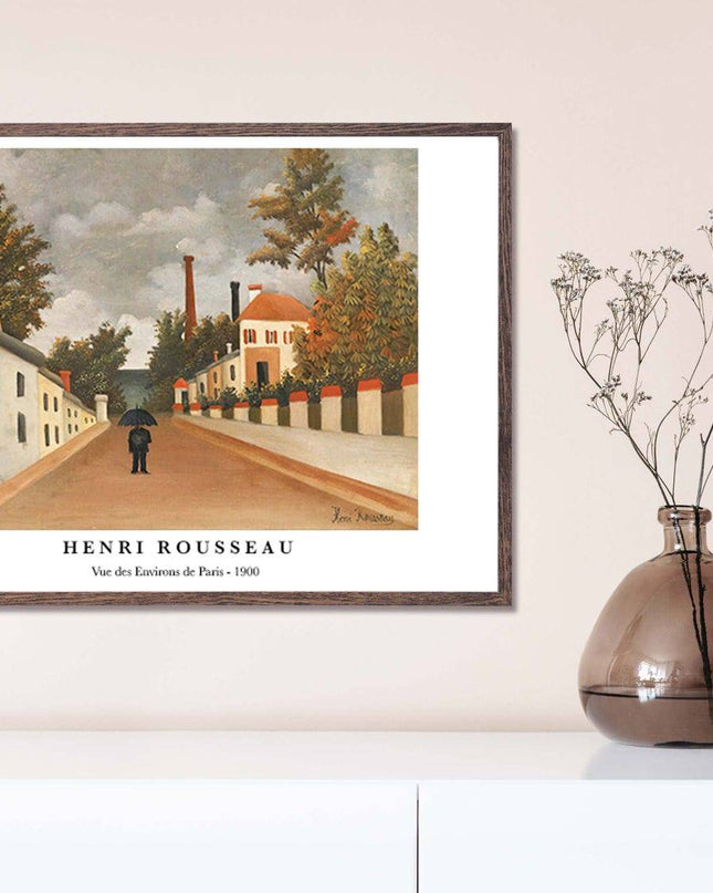 Henri Rousseau - Vue des Environs de Paris Poster