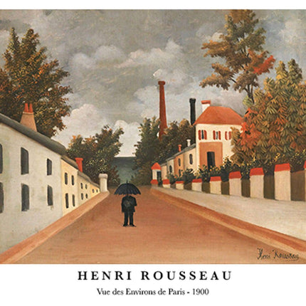 Henri Rousseau - Vue des Environs de Paris Poster